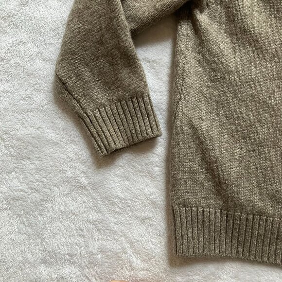 Soft Fuzzy Bunny Sweater | Approx. 2-3T | Neutral Taupe Knit | Cozy Pullover - Picture 14 of 16